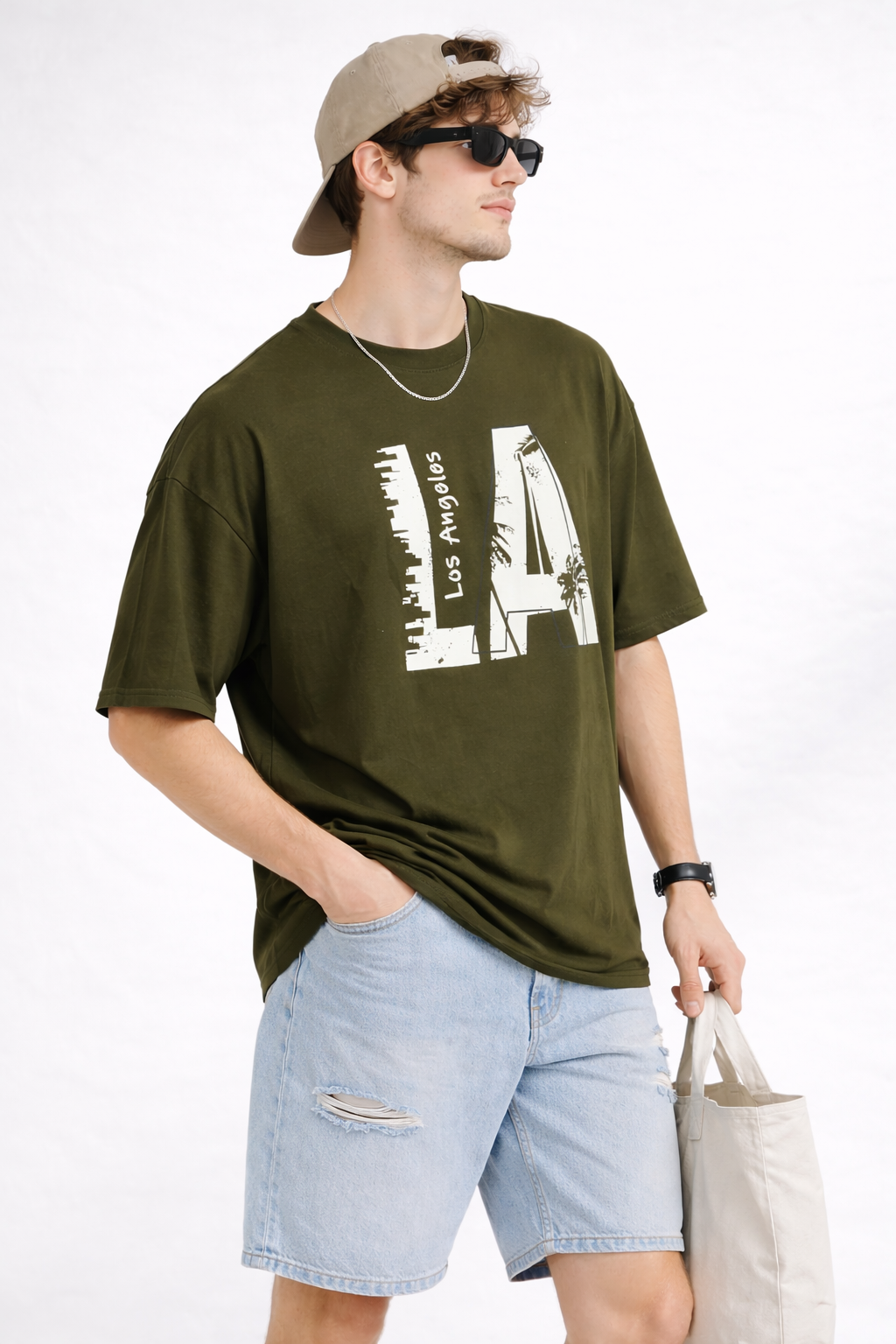 LOS ANGELES OVERSIZED FIT TSHIRT image 2