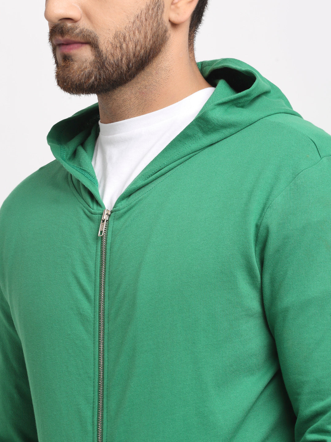 DOOR74 STYLISH HOODED JACKET WITH POCKETS image 4