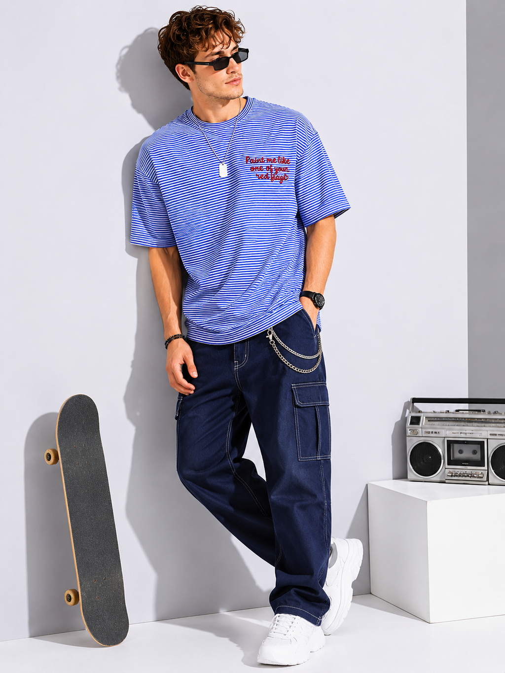 RED FLAG OVERSIZED FIT TSHIRT image 4