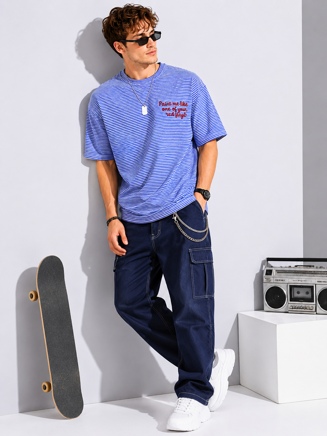 RED FLAG OVERSIZED FIT TSHIRT image 4