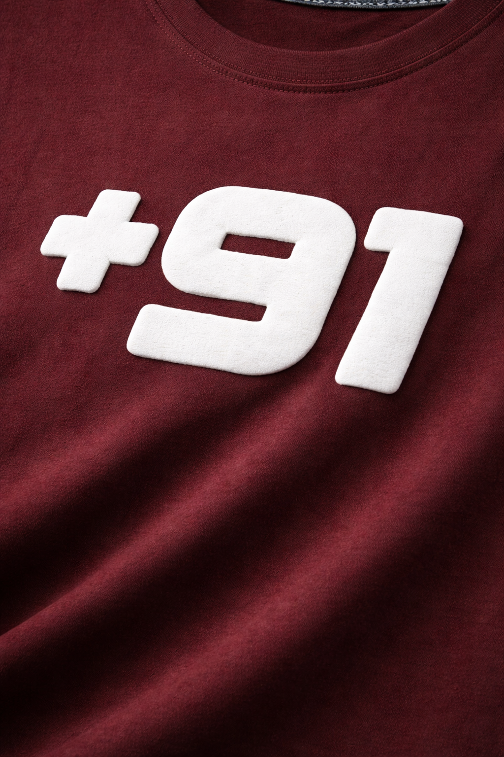 '+91 OVERSIZED FIT TSHIRT image 3