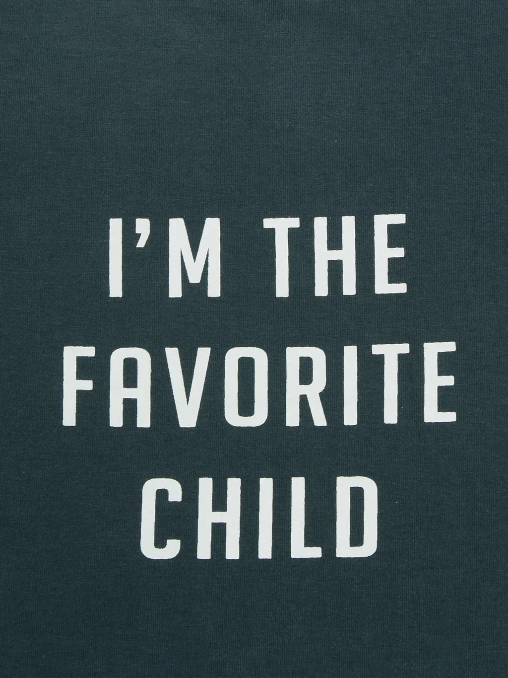 Door74 Unisex Green Favorite Child Printed Round Neck T-Shirt - 5-6Y image